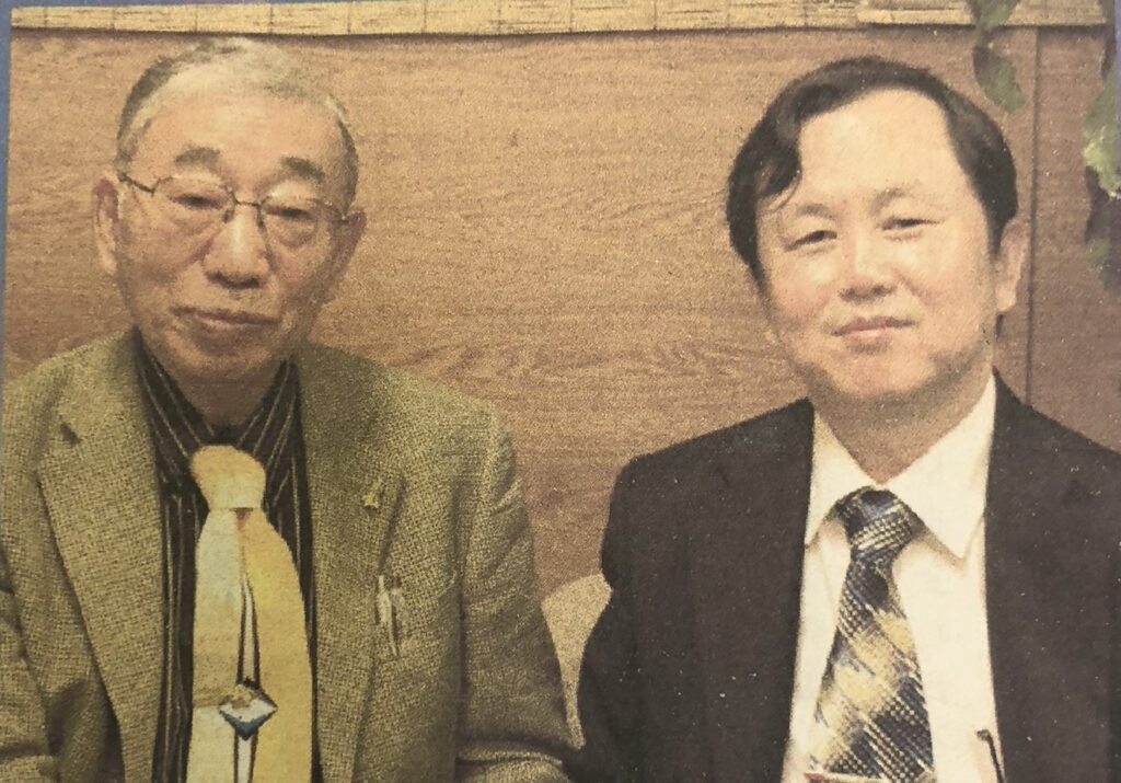 （左）林義貢先生　（右）賈馬志先生